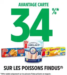 Intermarché Express Sur les poissons findus offre