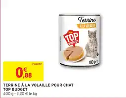 Intermarché Express Terrine à la volaille pour chat top budget offre