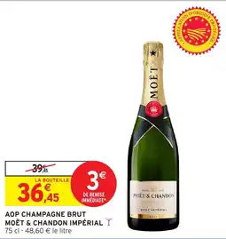 Intermarché Express Aop champagne brut moët & chandon impérial offre