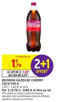 Intermarché Express Boisson gazeuse cherry coca-cola offre