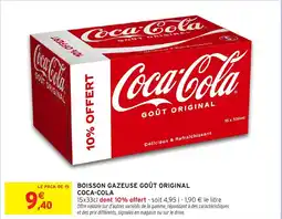 Intermarché Express Boisson gazeuse goût original coca-cola offre