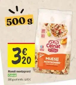 Les Comptoirs de la Bio CELNAT Muesli montagnard offre