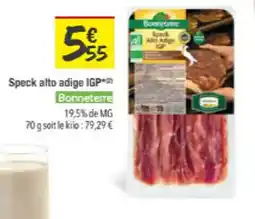 Les Comptoirs de la Bio BONNETERRE Speck alto adige IGP offre