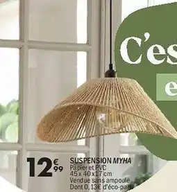 La Foir'Fouille Suspension myha offre