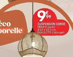 La Foir'Fouille Suspension corde offre
