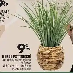 La Foir'Fouille Herbe pottressé jacinthe, polyethylÚne et sable offre
