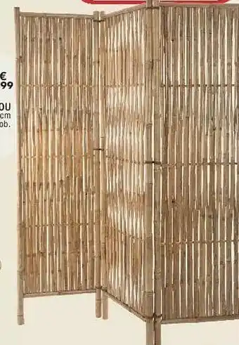 La Foir'Fouille Paravent bambou offre