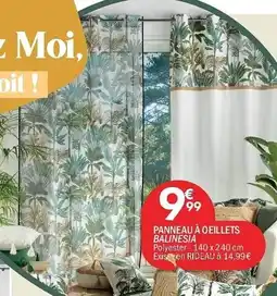 La Foir'Fouille Panneau à oeillets balinesia offre