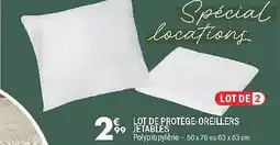 La Foir'Fouille Lot de protége-oreillers offre
