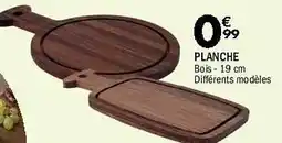 La Foir'Fouille Planche bois - 19 cm offre