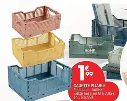 La Foir'Fouille Cagette pliable offre