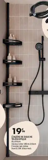 La Foir'Fouille Etagère de douche téléscopique offre