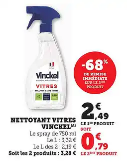 Maximarché Nettoyant vitres vinckel offre