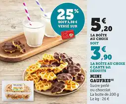 Maximarché Mini gaufres offre