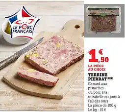 Maximarché Terrine pierrat offre