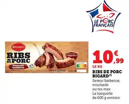 Maximarché Ribs de porc bigard offre