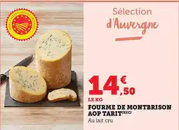 Maximarché Fourme de montbrison aop tarit offre