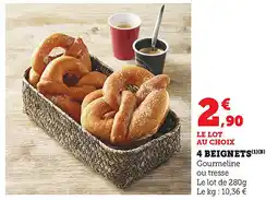 Maximarché 4 beignets offre