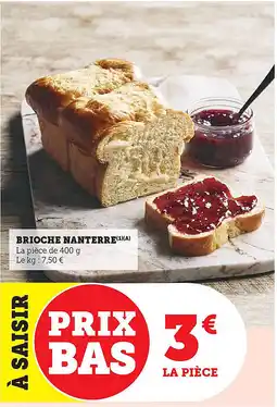 Maximarché Brioche nanterre offre