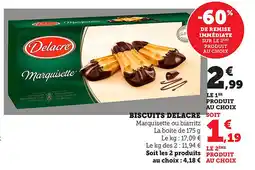 Maximarché Biscuits delacre offre