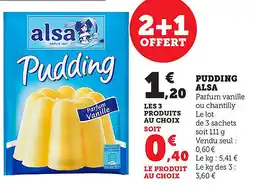 Maximarché Pudding alsa offre