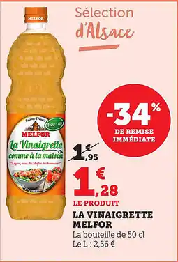 Maximarché La vinaigrette melfor offre