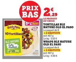 Maximarché Tortillas ble nature old el paso offre