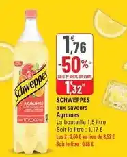 G20 Schweppes - aux saveurs agrumes offre