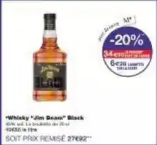 Monoprix Jim beam - whisky offre