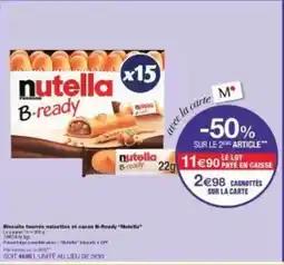 Monoprix Nutella - b-ready offre