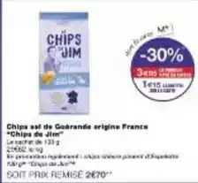 Monoprix Chips set de gatrande origine france offre
