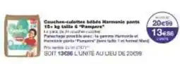 Monoprix Pampers - cache-culottes bi-bĂše offre
