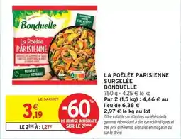 Intermarché Bonduelle - la poêlée parisienne surgelée offre