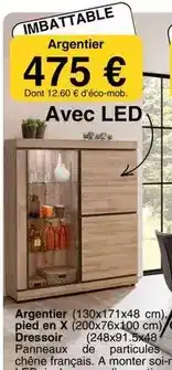 KREABEL Argentier avec led offre