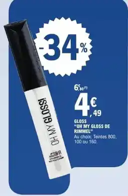E.Leclerc My - gloss oh gloss de rimmel offre
