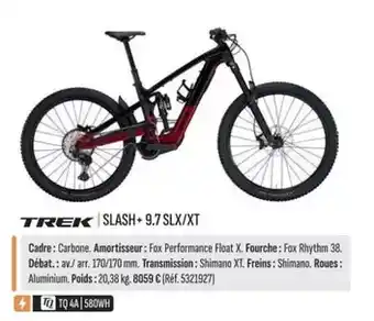 Culture Vélo Trek - slash+ 9.7 slx/xt offre