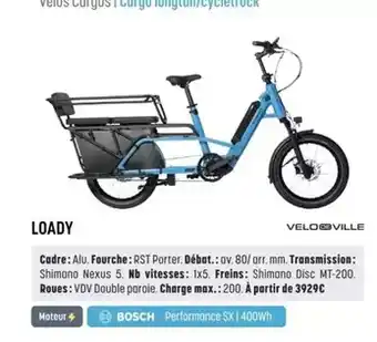 Bouticycle Velo de ville - loady offre