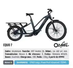 Bouticycle O2feel - equo 7 offre