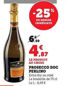 Maximarché Prosecco doc perlino offre