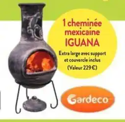 Delbard 1 cheminée mexicaine iguana offre