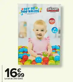 Carrefour Set de 200 balles offre