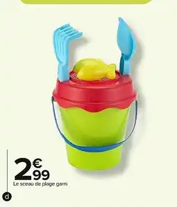 Carrefour Seau de plage garni offre