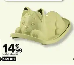 Carrefour SMOBY Chat a bascule vert offre