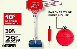 Carrefour Set panier de basket avec ballon t3 offre