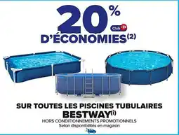 Carrefour Sur toutes les piscines tubulaires bestway offre