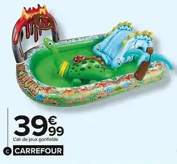 Carrefour Aire de jeux gonflable offre
