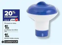 Carrefour Diffuseur de chlore offre
