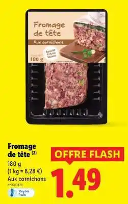 Lidl Fromage de tête offre
