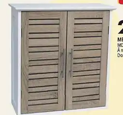 La Foir'Fouille Meuble haut stockholm mdf-52 x 22 x 55 cm offre
