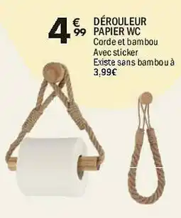 La Foir'Fouille Dérouleur papier wc offre